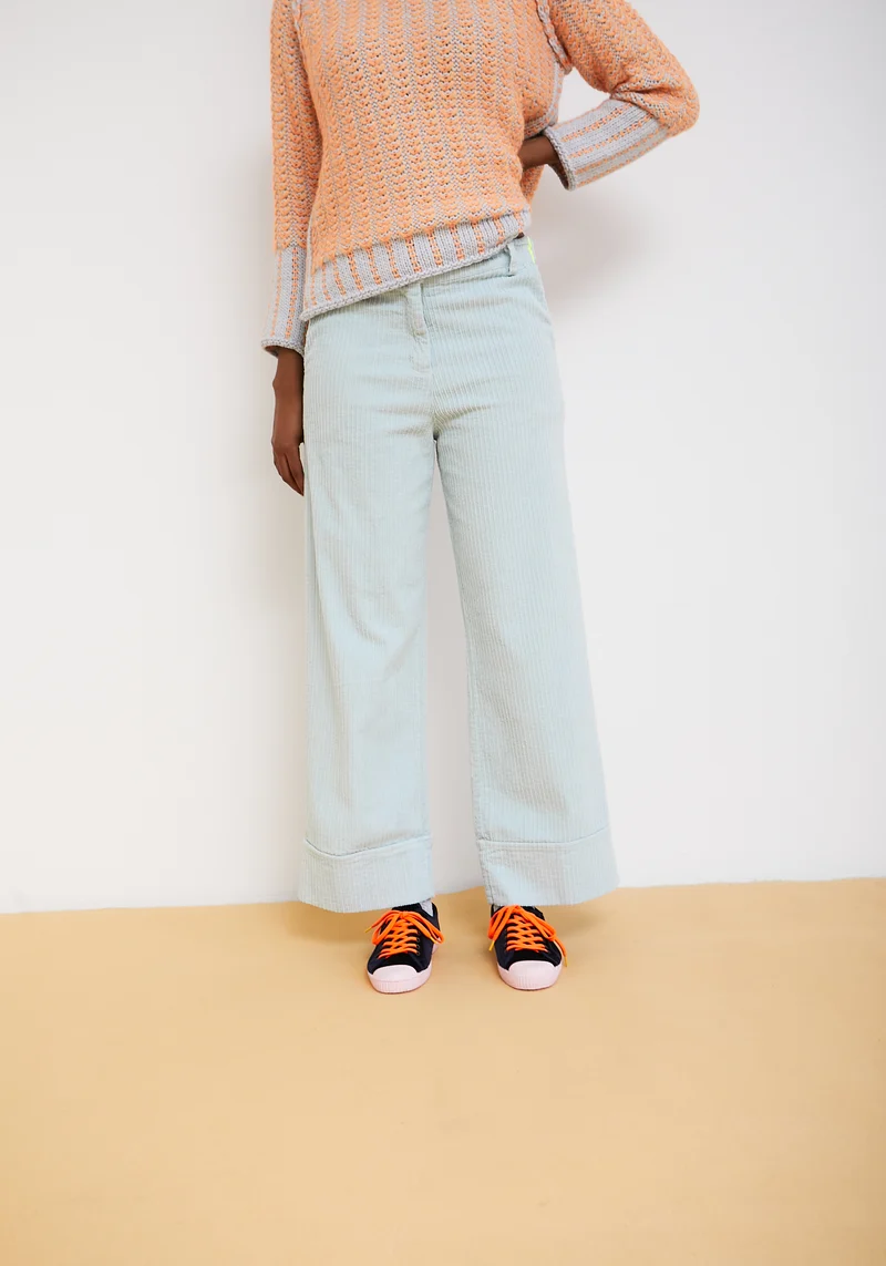 PANTALON PARCHIS AZUL