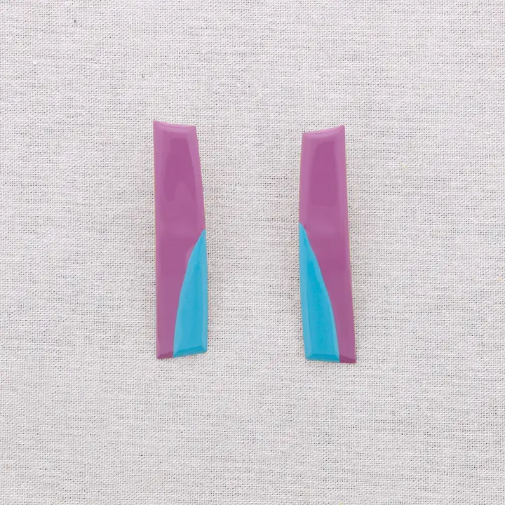 PENDIENTES PALO MORADO