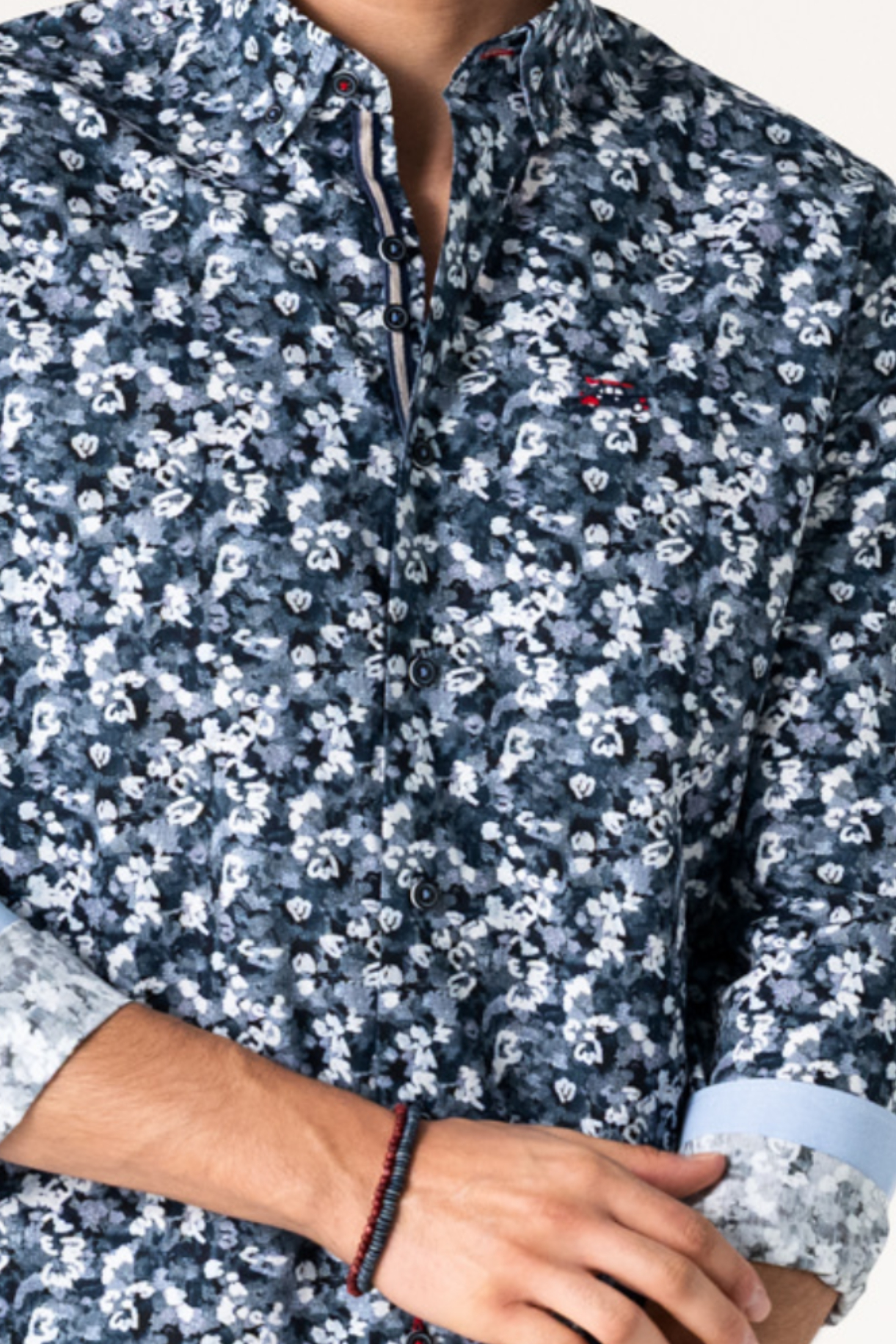 CAMISA FLORES DIFUMINADA - Imagen 2
